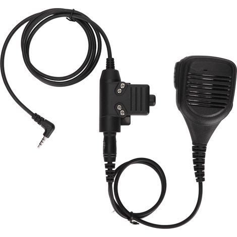 Microphone épaule 7,1mm pour talkie-walkie Xiaomi 1S/2S, micro-haut-parleur avec U94 PTT, kit intercom compatible (1/5)