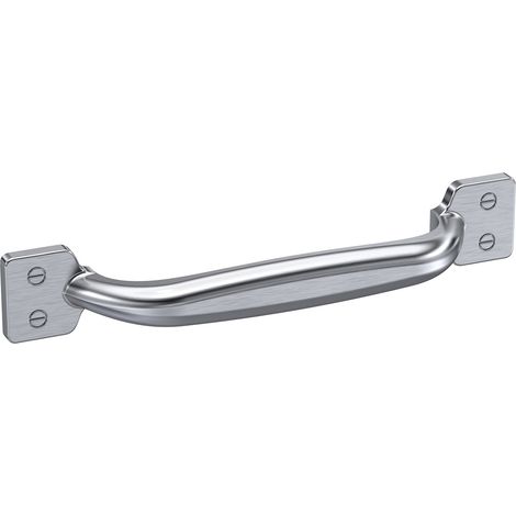 Hudson Reed Satin Nickel 96mm Strap Furniture Handle - H183 (1/2)