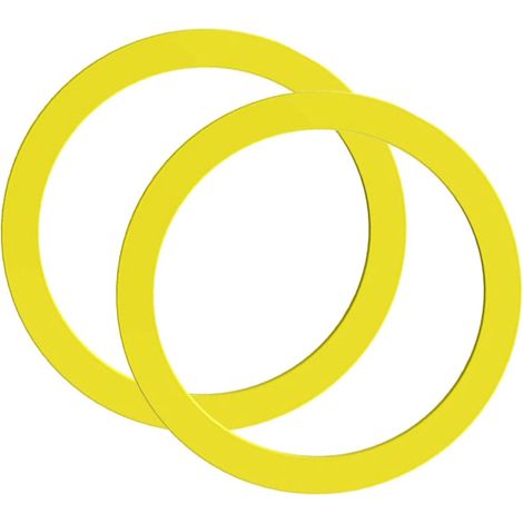 Joint de Soupape de Chasse D'eau Jaune 2 Pièces en Silicone (1/5)