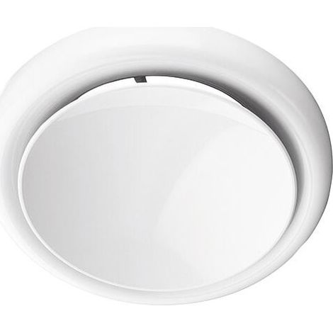 Soupape à disque d'air frais Blauberg VMBR 125, métal blanc