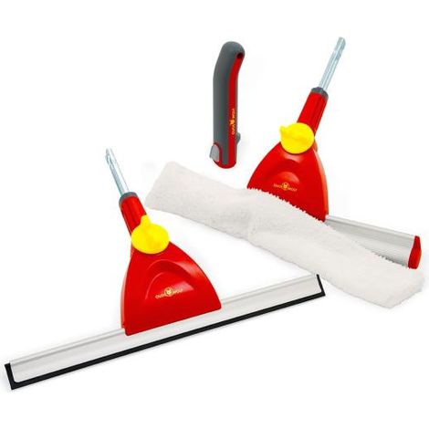 Set d'entretien des vitres (contient : raclette + nettoyeur + poignee ZM015) Outils WOLF MULTI-STAR - SETFM2