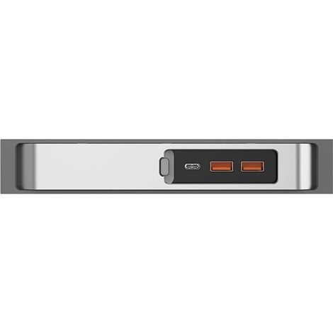 Pour Tesla Model 3/Y Car USB-C/Type-C + 2 USB 3.0 Port Station d'accueil HUB (Argent) voiture automobile accessoire véhicule (1/5)