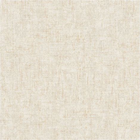 Empapelado tono sobre tono Profhome 322612 papel pintado no tejido ligeramente texturado tono sobre tono brillante crema beige 5,33 m2