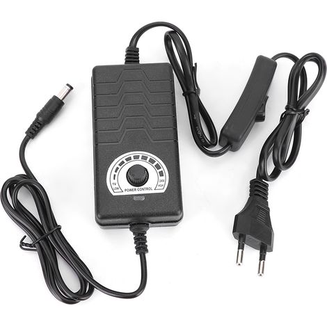 Alimentation Électrique Réglable 1-24V 2A - Adaptateur Secteur Pour Bande Lumineuse - Prise EU - 1 Pièce (1/5)