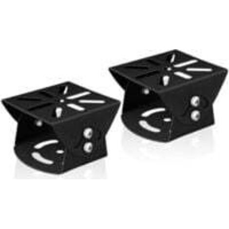 75x80x52mm Lot de 2 supports de mât universels pour caméra de surveillance, montage en métal, support d'angle en acier inoxydable pour caméra de surveillance et caméras de vidéosurveillance en (1/5)