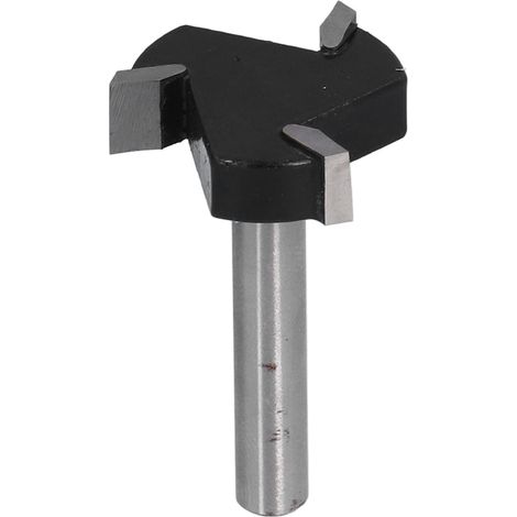 Fraise à surfacer à 3 dents, queue de 6 mm, pour le fraisage CNC du bois (1/5)