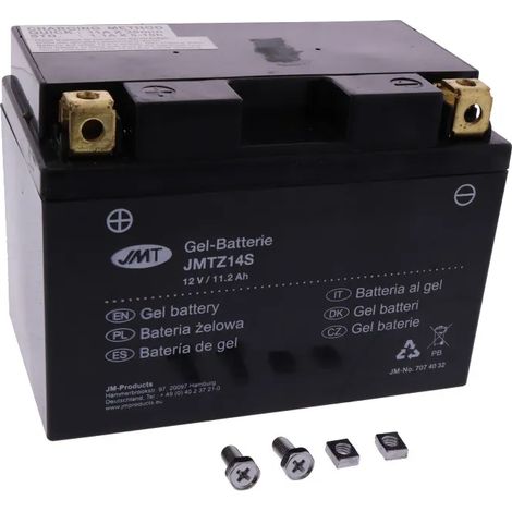 Batterie gel JMT YTZ14S 12V 11,3Ah (équivalent Yuasa YTZ14S)