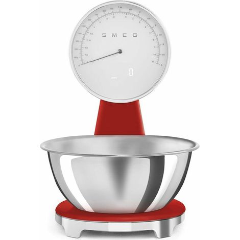 Báscula de Cocina Smeg KSF01RDWW Rojo