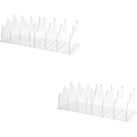 Handtaschen-Organizer für den Kleiderschrank, Set mit 2 transparenten Acryl-Aufbewahrungsboxen für Handtaschen (1/5)