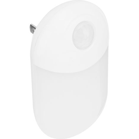 Veilleuse LED intelligente avec détecteur de présence humaine, lampe à brancher pour salle de bain ou couloir (1/5)