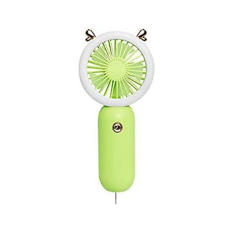 vertmini Ventilateur Portatif Main, 500 Mah Rechargeable Par Usb, Petit Ventilateur Piles Avec 3 Vitesses Pour Voyage/dplacement/maquillage (1/5)