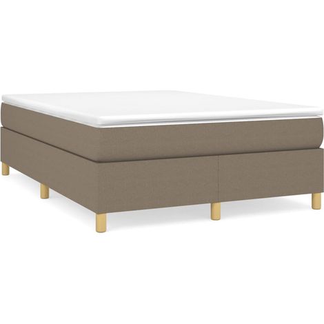 Maison Exclusive - Boxspringbett mit Matratze Taupe 140x190 cm St