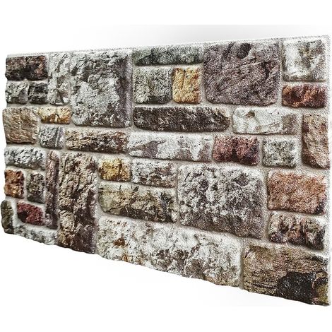 FIORENTINA Stone - Panneau imitation pierre en EPS résiné Dimension 100x50 cm Épaisseur 2 cm