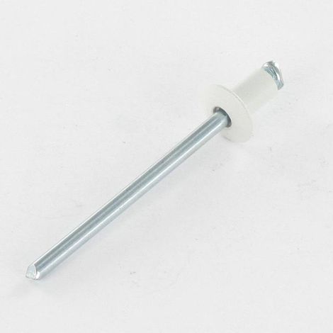 Rivet aveugle Aluminium Tige acier 4X6 Epaisseur de serrage 0.5A 2 Tête Ronde Standard RAL8014 brun sepia - 500 pièces (1/5)