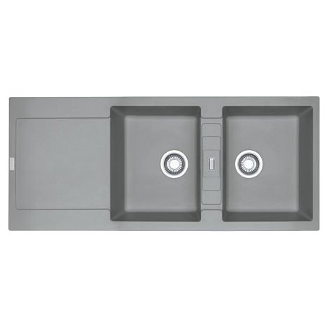 Évier MARIS FRAGANIT MRG 621 - Stone (Sous-meuble 90 cm) 1160 x 500 mm - Réversible - Franke (1/2)