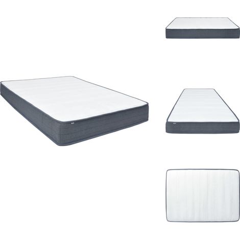 Matelas de sommier tapissier 200x160x20 cm - Matelas Tapissier - Matelas Confort - Matelas Ferme - Matelas Double - Matelas Livraison Rapide (1/5)