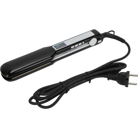 Fer à lisser et boucler électrique, température réglable, écran LCD, outil de coiffure, fiche UE 110-240V (1/5)