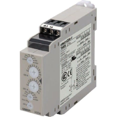 Omron rele' tempo rizzato timer-analogico pausa-lavoro h3dkf acdc24240 (1/2)