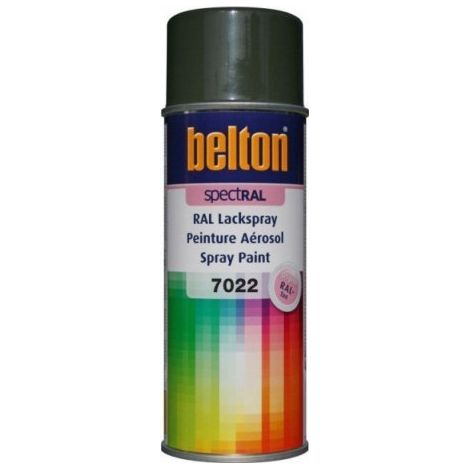 Vernice spray brillante Spectral 400ml Ral 7022 Grigio Ombra - Belton Auto-k