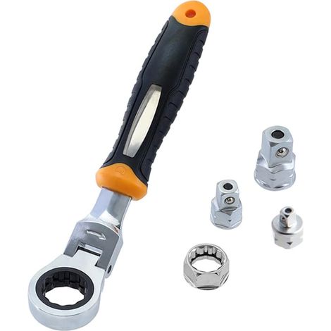 EASYCOMFORT Clé à cliquet Réglage Clé dynamométrique - 5pcs Adaptateur de clé de douille (1/5)