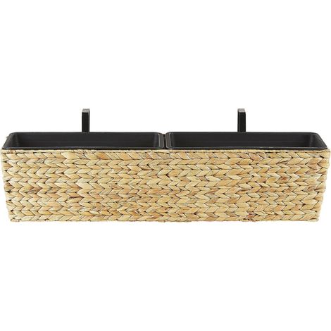 Plant Pot KAWALA 80 cm Sand Beige (1/5)