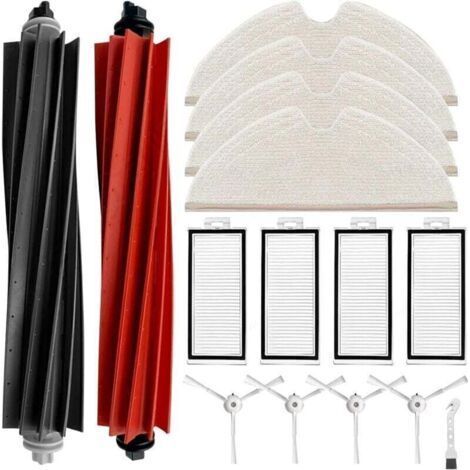 Kit di accessori per robot aspirapolvere Roborock Q8 Max/Q8 Max+/Q5 Pro: 2 spazzole a rullo, 4 filtri, spazzola laterale innovativa. (1/4)