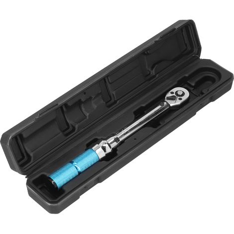 Clé dynamométrique préréglée pour réparation de vélos, kit de réparation 2 voies réglable 1/4 pouce 5-25 Nm STG-25