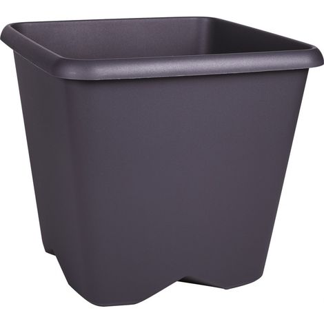 Blumenkübel Chorus Quadrat 35,6 l Anthrazit - Eda