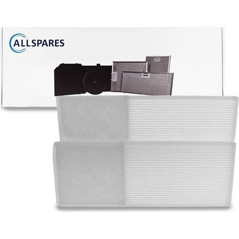 Filtro WTW AllSpares (juego de 2) Clase de filtro G4/F7 apto para Duco Ducobox Energy Comfort D325 (450 x 190 x 18 mm)