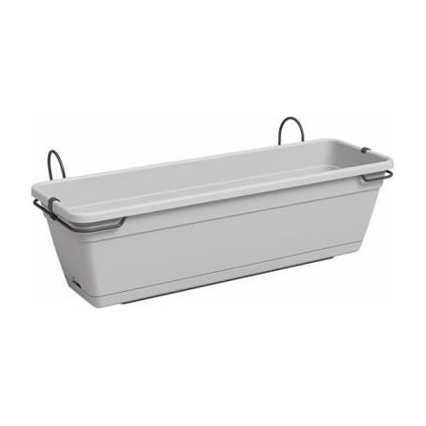 Fioriera - ARTEVASI - KIT VENEZIA RE - 50 cm - Grigio chiaro (1/2)