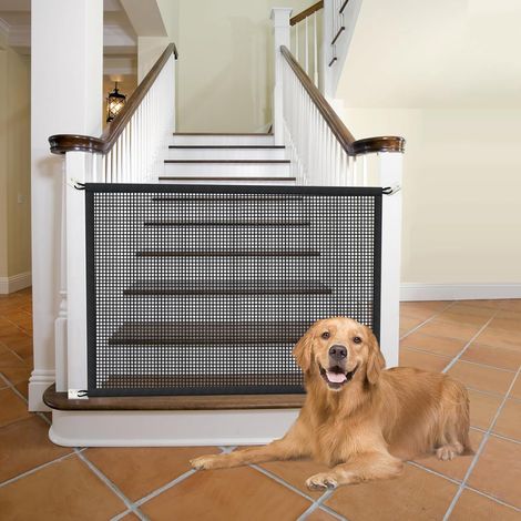 Sicherheitsbarriere für Hunde, Filet, Rolltreppen und Innentüren. Höhe: 74 cm (29 Zoll), plus Größe: 97 cm (38 Zoll), kompatibel mit 81 bis 89 cm (32 bis 35 Zoll). (1/5)