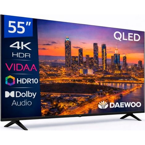 Tv daewoo 55 pulgadas qled 4k uhd