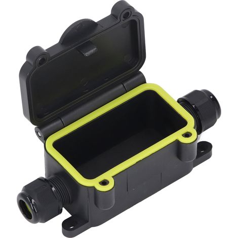 Boîte de dérivation étanche IP68 2 voies pour éclairage extérieur paysager 450V 40A, boîtier électrique résistant à l'eau (1/5)