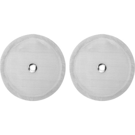 2 Pièces Filtre en Acier Inoxydable 100 Mailles pour Cafetière à Piston Accessoire (1/5)