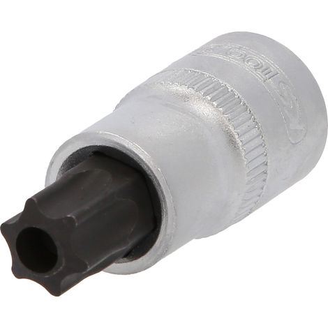 1/2" Bit-Stecknuss Torx mit Stirnlochbohrung, TB60 (1/5)