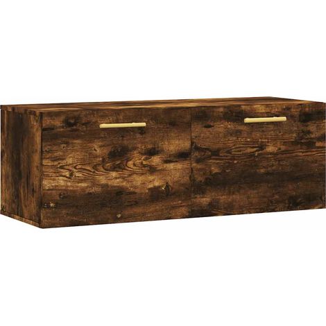 Maison Exclusive - Armario de pared madera ingeniería roble ahuma (1/5)