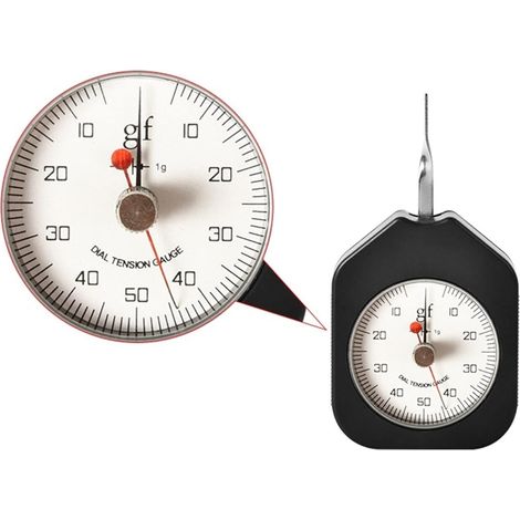 Jauge de force numérique Type de compteur de pression de tension portable Force analogique 30G 50G 100G 150G 300G 500G Tensiomètre à double pointeur Dynamomètre de haute précision à pression ( Color : (1/5)