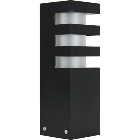 Paletto giardino 25cm E27 nero IP54 SU-MA RADO 3 BL (1/4)
