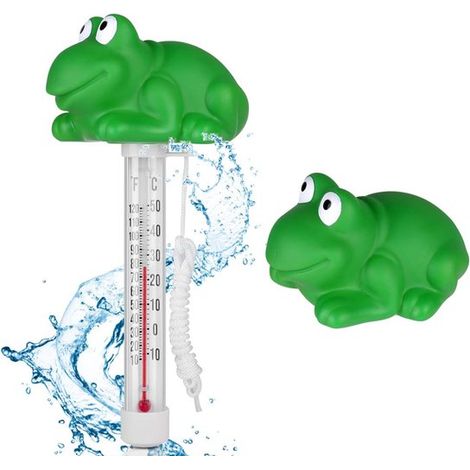 Schwimmendes Poolthermometer, Wassertemperaturmesser für Pool und Teich (1/5)