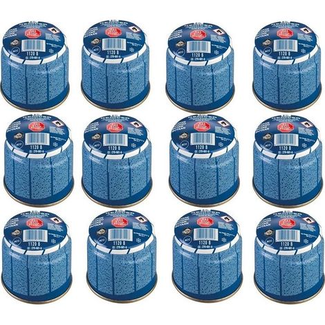 Pack de 12 Cartouches de gaz 190g Perçable Butane KEMPER