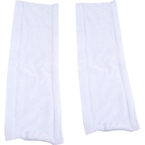 Lot de 2 housses de poignée de porte de réfrigérateur et gants antidérapants pour four et appareils de cuisine (blancs) (1/5)