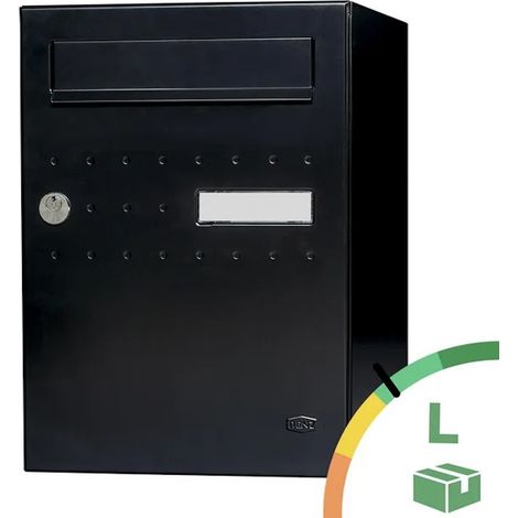 RENZ Boîte à colis - Eclipse noir mat - 1 porte (1/2)