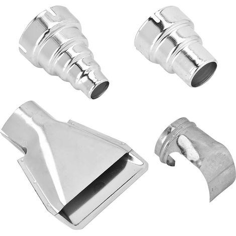 Ortviai Douilles pour pistolet à air chaud – 4 pièces en acier inoxydable résistant aux hautes températures (1/4)