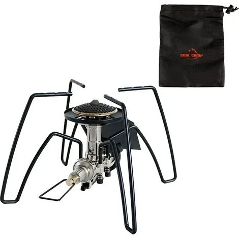 Interrupteur d'allumage pliable pour réchaud araignée, allumeur pour fourneau portable à cassette, pièces détachées pour réchaud de plein air, ustensiles de cuisine de survie pour pique-nique et rando (1/3)