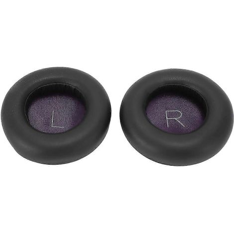 Coussinets d'oreille confortables en cuir protéiné, isolants phoniques pour casques sans fil à réduction de bruit. (1/4)