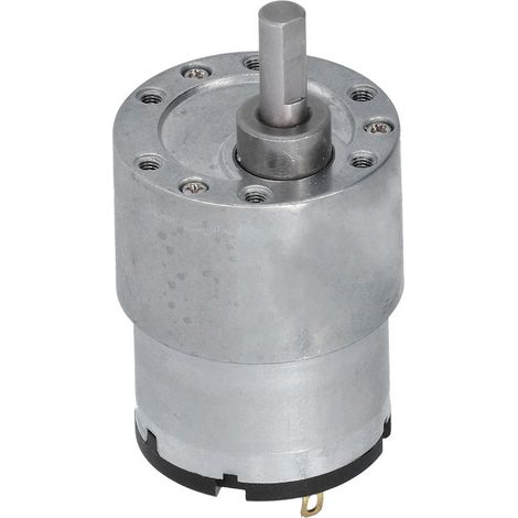 Motoriduttore DC 12V 200RPM, la riduzione della velocità CW CCW, filo di rame, albero Di 6mm JGB37‑520 (1/5)