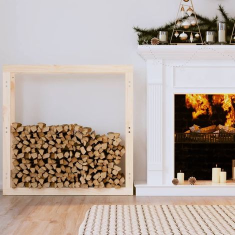 Range Bûches Pour La Maison 100 X 100. Naturel. Idéal rangement bois de chauffage (1/5)