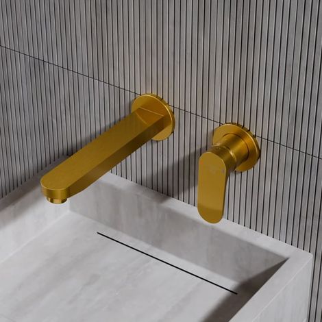 Steinberg Serie 343 Waschtisch-Wand-Einhebelmischer mit Farbhülse (1/5)