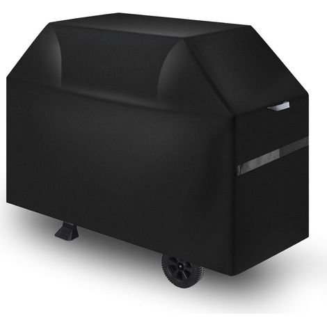 Housse de barbecue 65 pouces,imperméable et résistante aux intempéries en polyester 600D,facile à mettre,noir,pour grill extérieur (1/5)