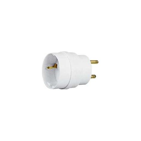 Legrand 090033 2P+T Power Outlet Adapter - 16 A - German standard for French outlets (blister pack)